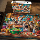 Doggie Pizza Paradise Puzzle 1000 Stücke